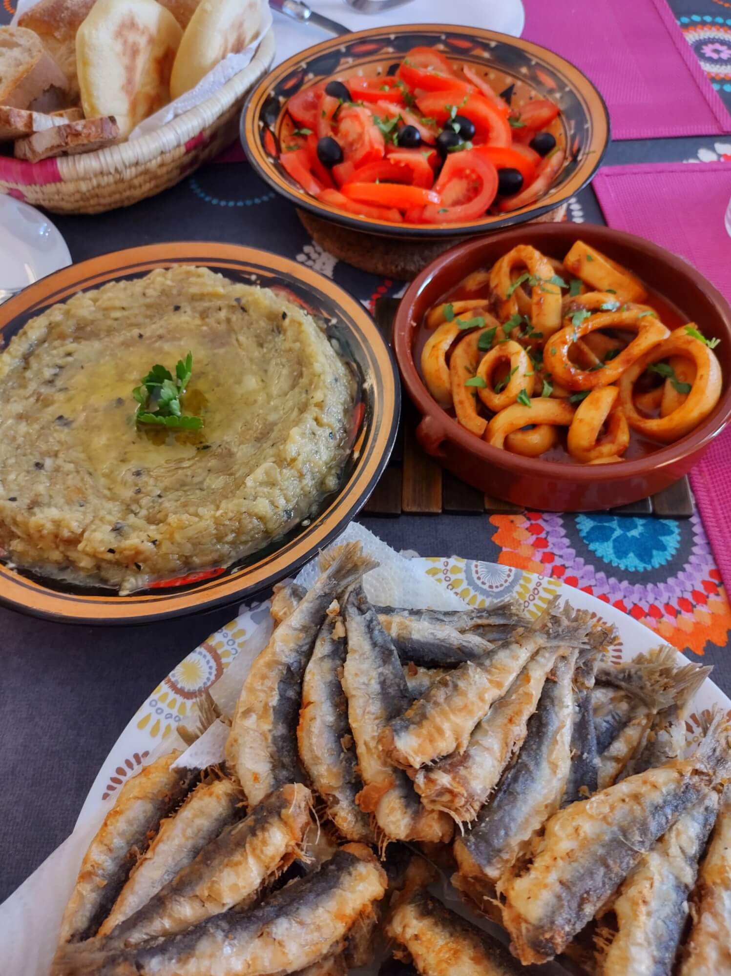 Repas méditerranéen 